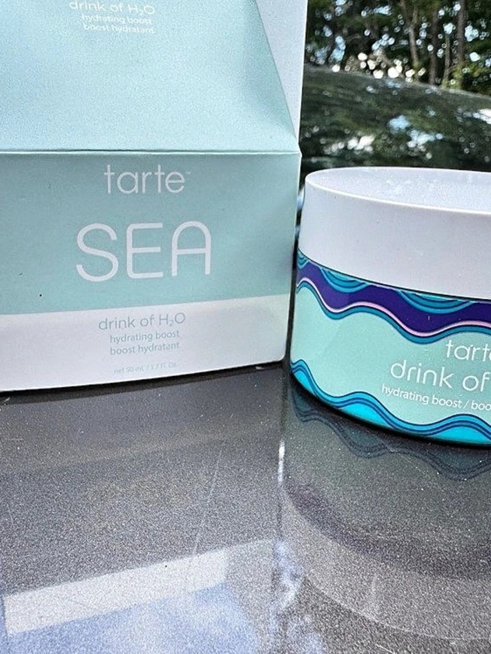 tarte Sea drink of H2O hydrating boost Hydrating Moisturizer Blue NWT